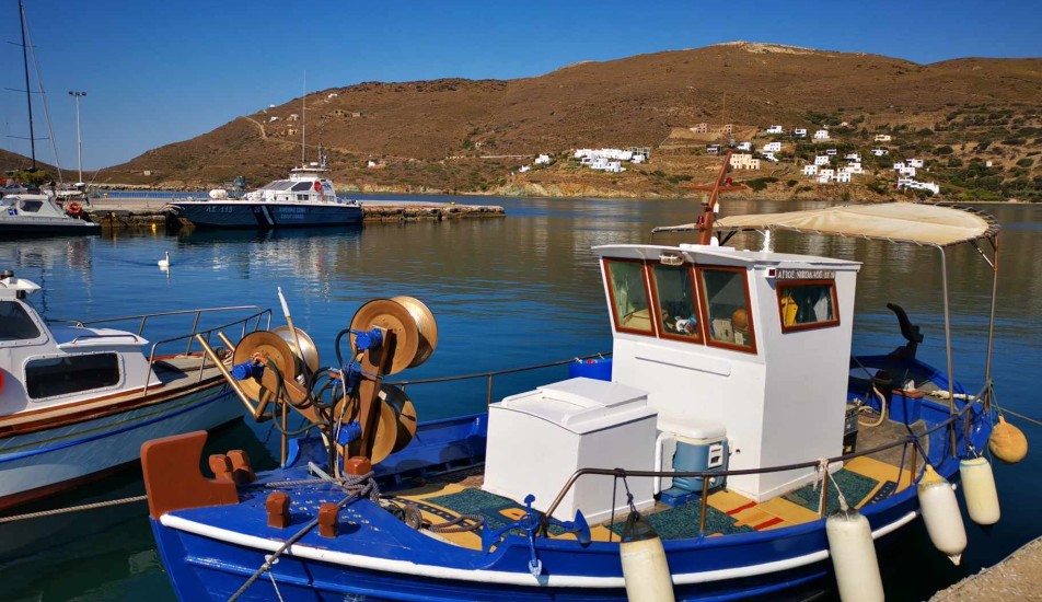 andros port fishing boat