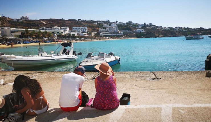 mature couple by the sea