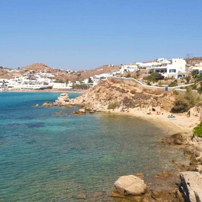 mykonos coastline